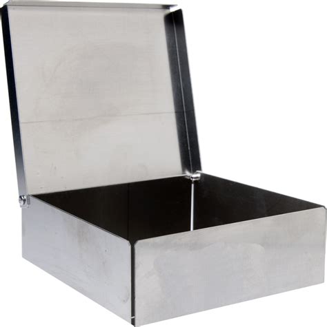 Odm metal box with hinged lid 